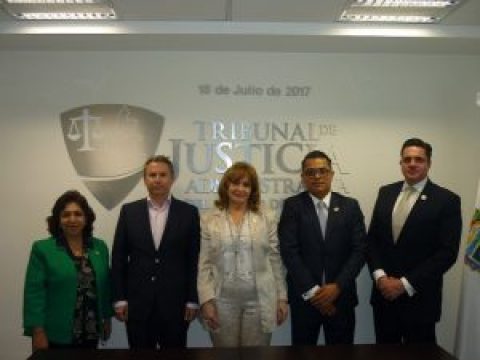 VISITA EL ENCARGADO DE DESPACHO DE LA AUDITORÍA SUPERIOR DEL ESTADO AL TRIBUNAL DE JUSTICIA 